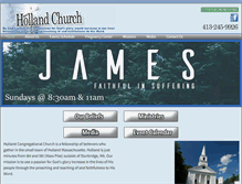 Tablet Screenshot of hollandchurch.org